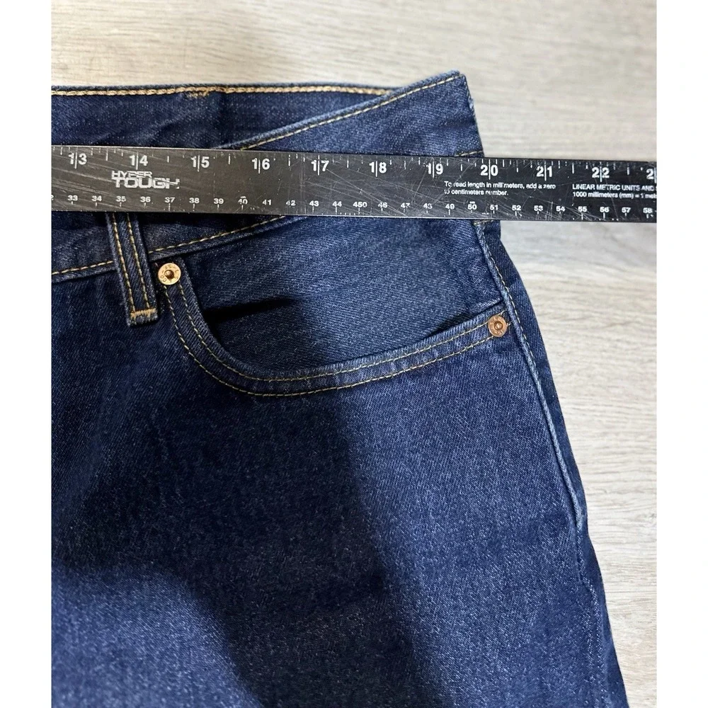 Levi's 550 Relaxed Fit Jeans Men's 40x34 Dark Wash Straight Leg Denim Classic